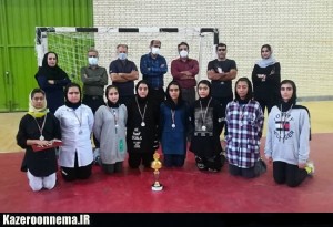 مراسم پایانی و اهدای جوایز مسابقات هندبال نونهالان دختر استان فارس